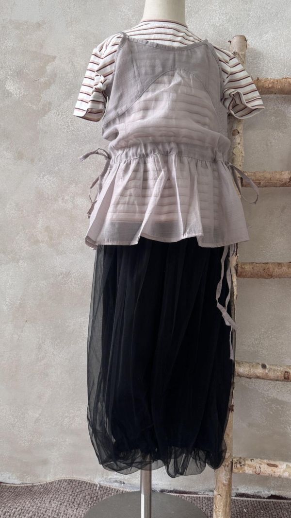 根本大人的！網紗薄款燈籠褲 