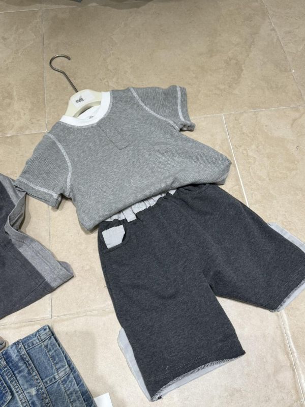 超特別！不規則拼色棉褲 