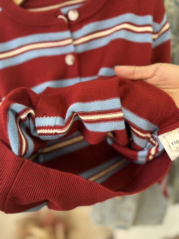 紅藍條紋簡約上衣/外套 