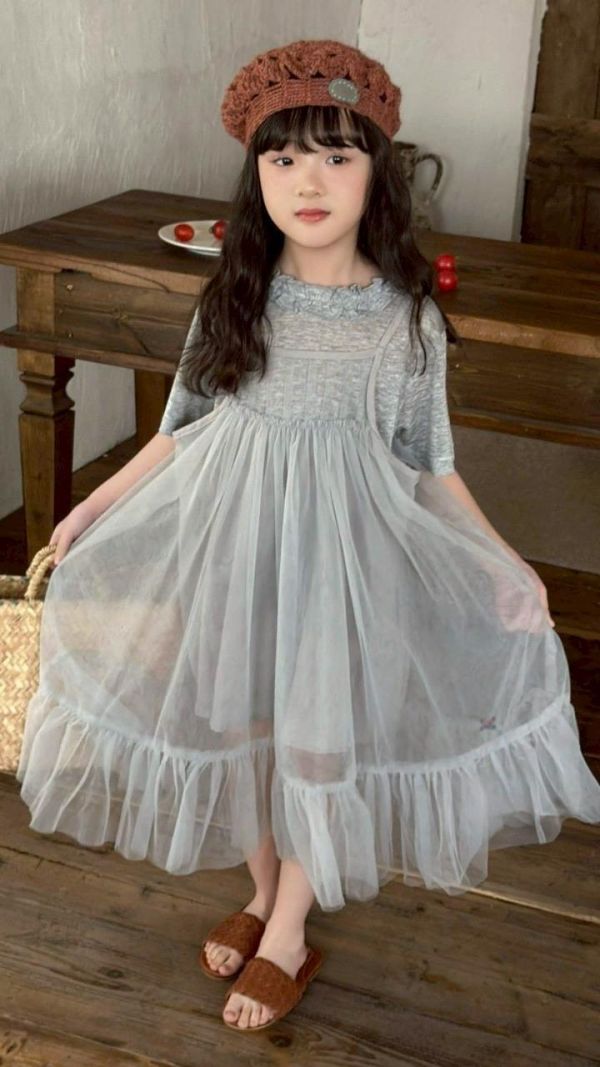 花邊領雪花棉T(疊搭單穿都好看) 