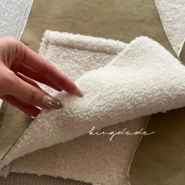 酪梨綠羊羔毛背心 （版型偏大請帶小一碼） 