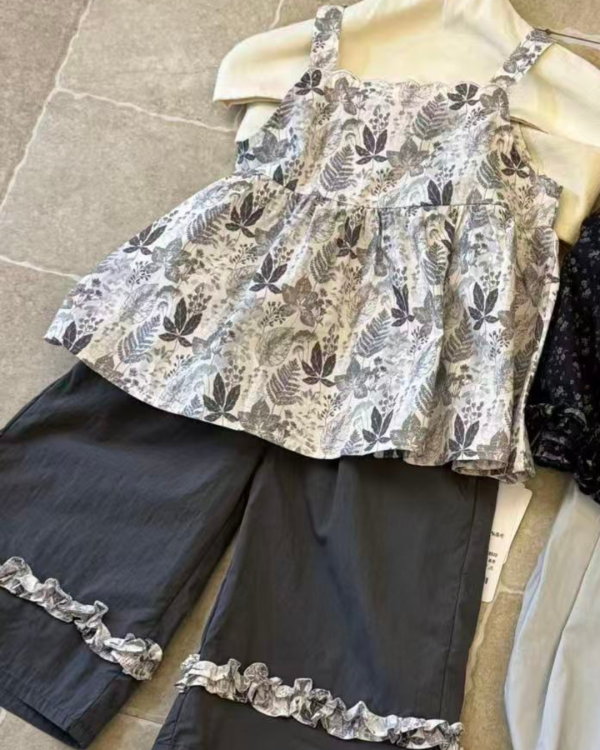 森系碎花氣質套裝 