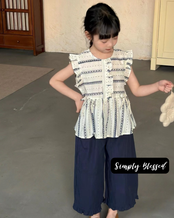 重工刺繡鉤花娃娃背心 