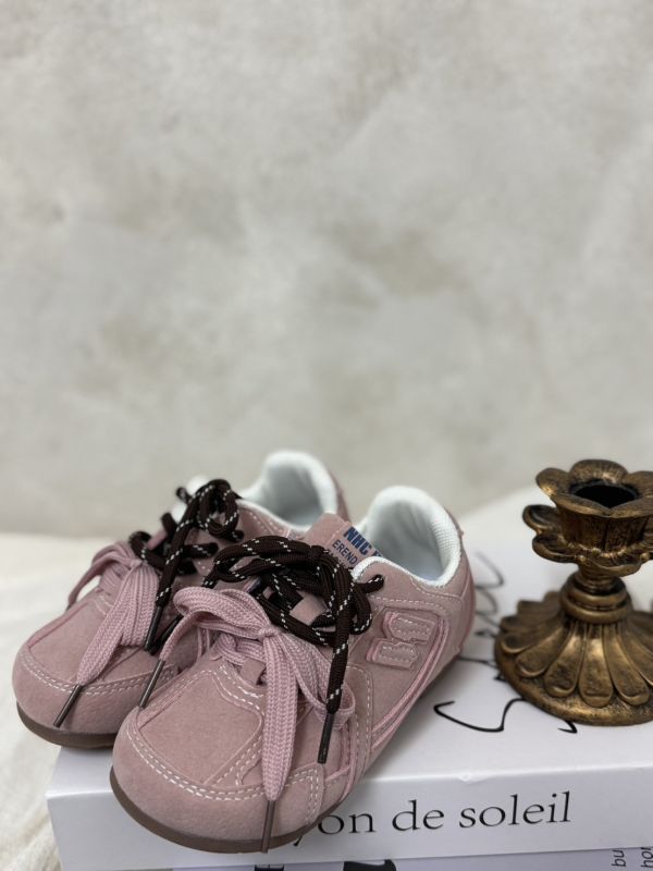 預購-時髦！撞色雙鞋帶德訓鞋 