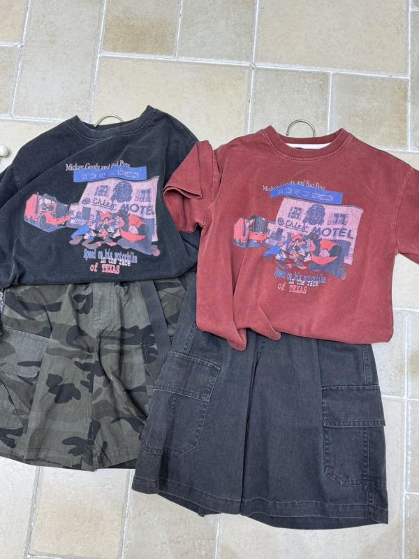 手足同款！水洗作舊復古電影Ｔ 