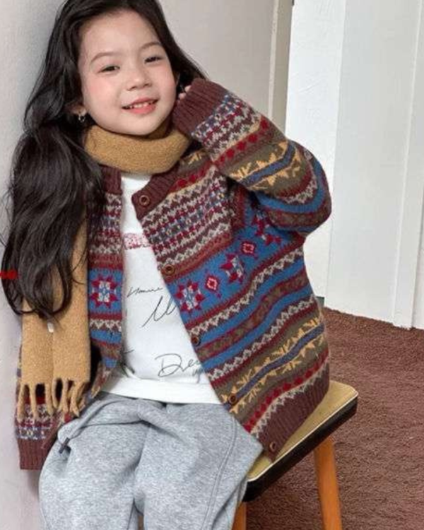 男女同款！費爾島針織上衣/外套 