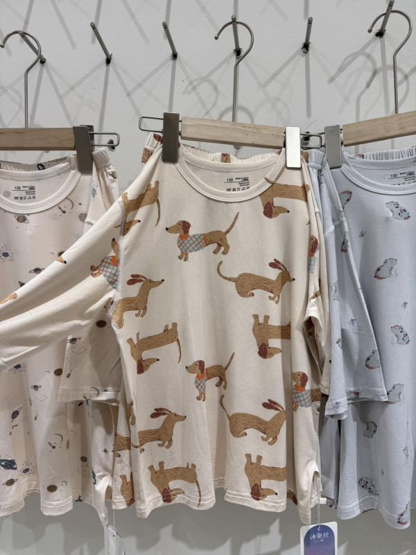 冰蠶絲居家服-臘腸狗狗 