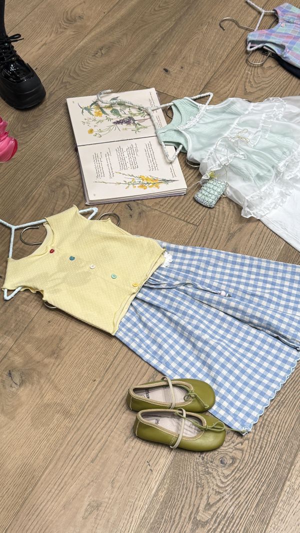 糖果繽紛鈕扣背心 