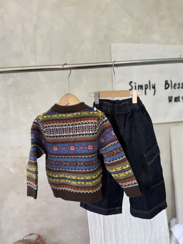 男女同款！費爾島針織上衣/外套 