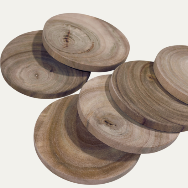 餐廚用品｜香樟木圓片 隔熱墊/杯墊 