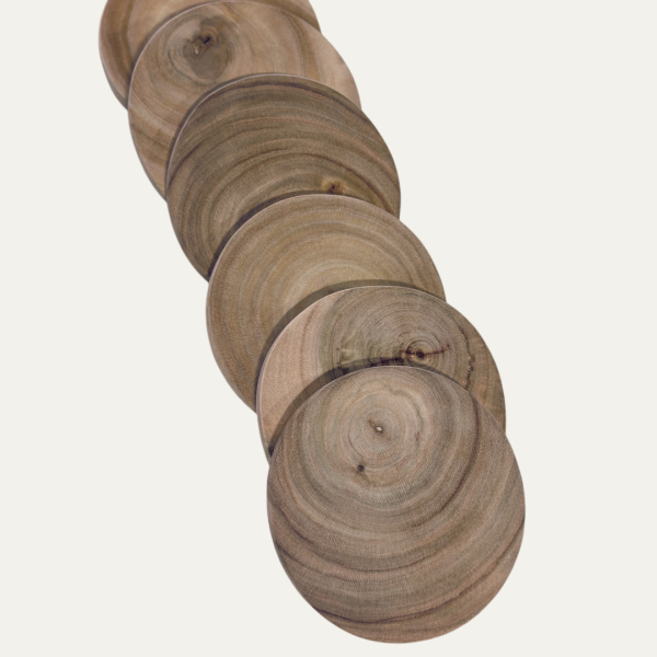 餐廚用品｜香樟木圓片 隔熱墊/杯墊 