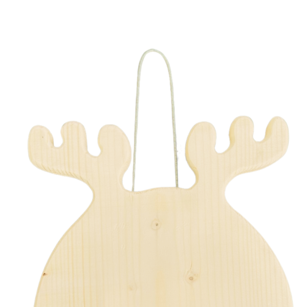上板資材｜Deer Head I 麋鹿造型實木板 