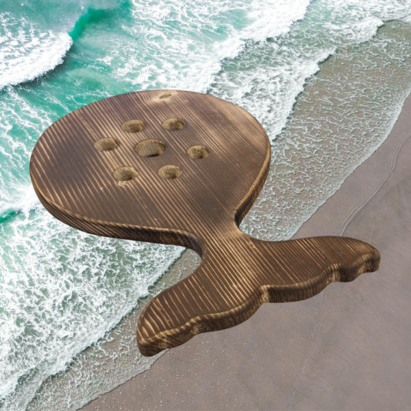 上板資材｜鯨魚造型實木板 