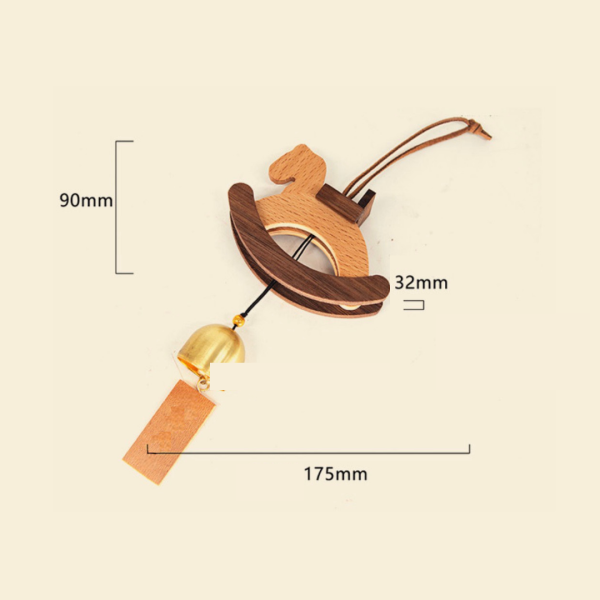 木作DIY｜甜蜜搖搖馬(木風鈴)DIY材料包 