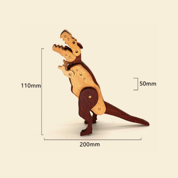 木作DIY｜暴龍(手腳可動)DIY材料包 