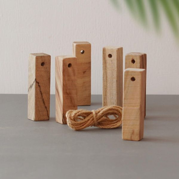 居家芳香｜純天然台灣香樟木條一組5入 