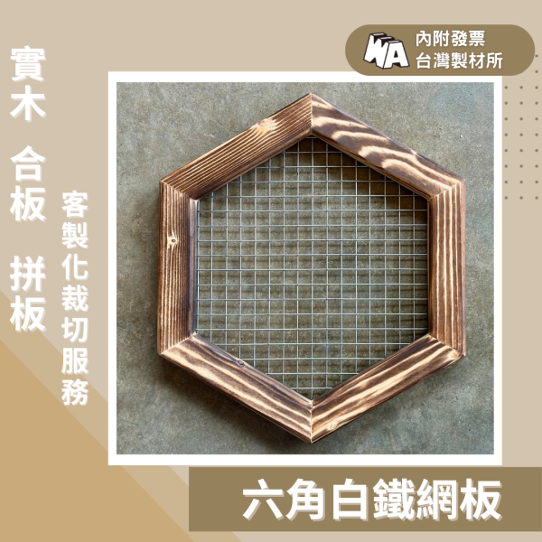 上板資材｜六角白鐵網板 