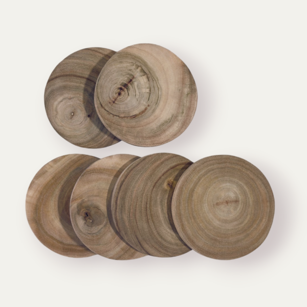 餐廚用品｜香樟木圓片 隔熱墊/杯墊 