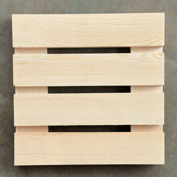 上板資材｜實木板架45×45×4cm 