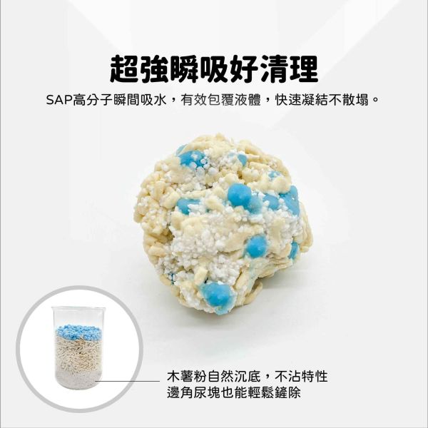 黃金砂｜豆腐砂×木薯粉 - 黃金比例猫砂 2.4KG 豆腐砂,木薯砂,小蘇打除臭,小包裝貓砂,獸醫師推薦,敏感體質,黃金比例,混和貓砂,黃金砂