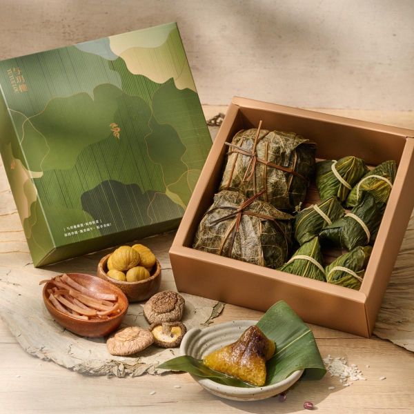 【冷凍｜2026端午限定】午月山海粽禮盒 端午, 端午節, 米其林, 粵菜, 与玥樓, 粽子, 荷葉糯米雞, 鹼粽