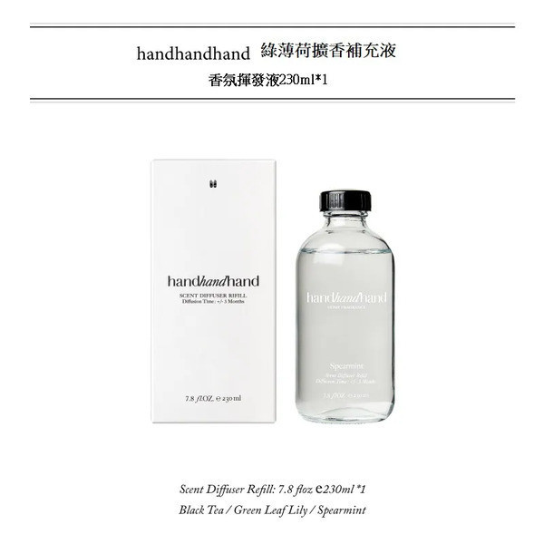 【handhandhand】CASA系列 綠薄荷香氛擴香 