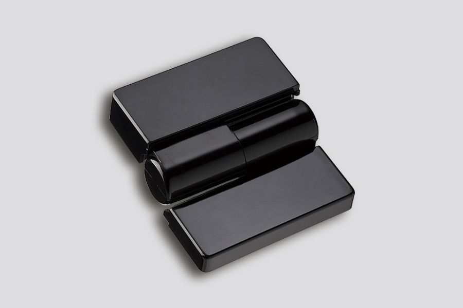 尼龍鉸鍊(黑) 重疊式  (3片式) 