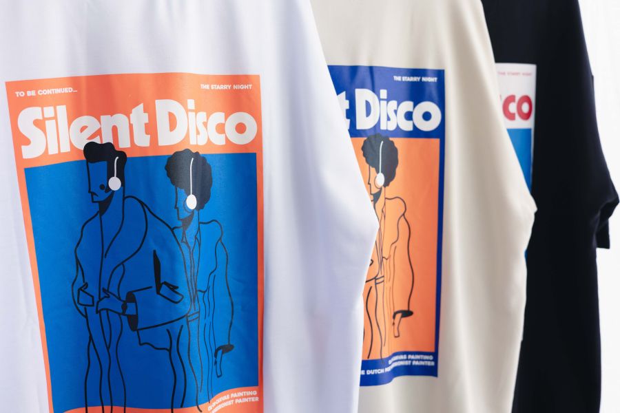 Disco印花短袖上衣 