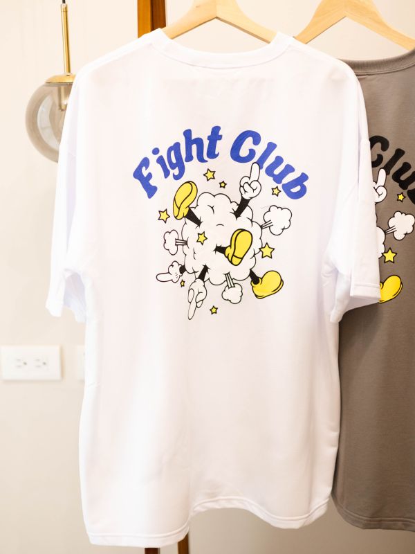 Fight club印花短袖上衣 