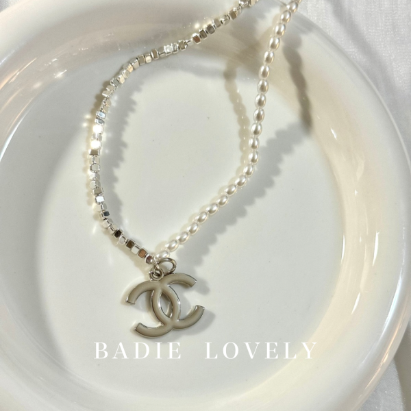 Chanel銀光珍韻項鍊 #chanel #buttons #upcycle #項鍊