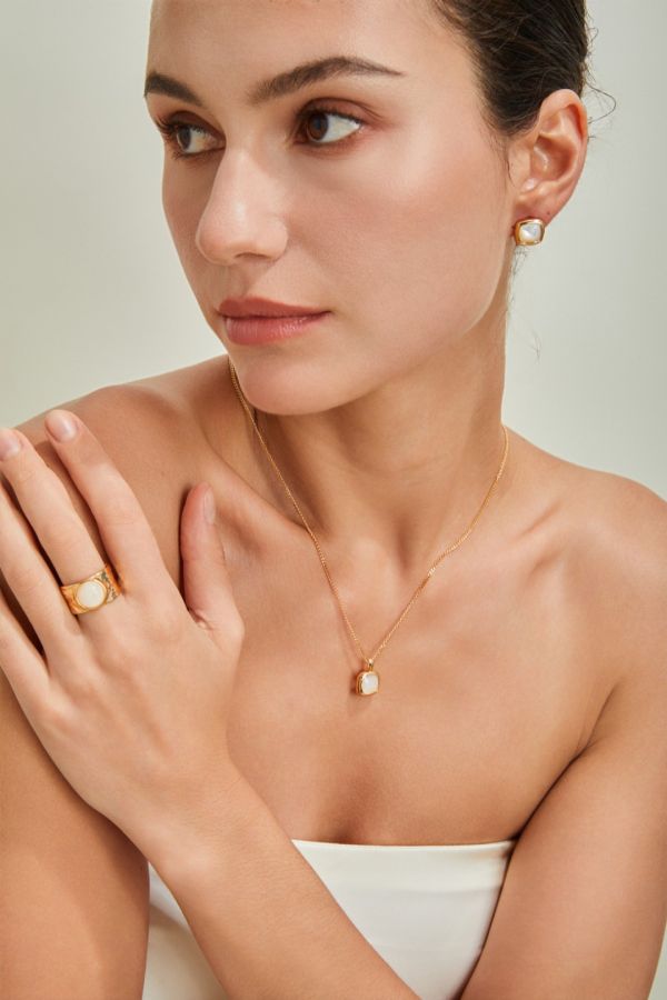 Mirel｜有序白貝項鍊 