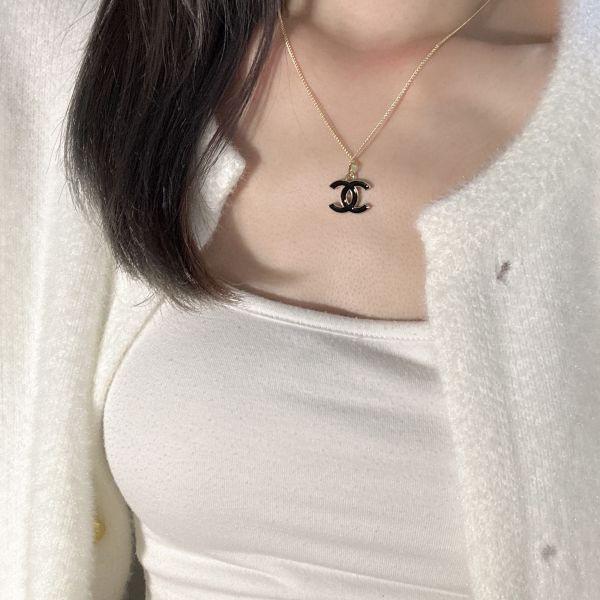 Chanel黑金項鍊 