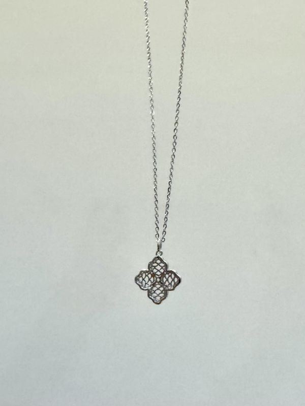 純銀四葉幸運草項鍊 