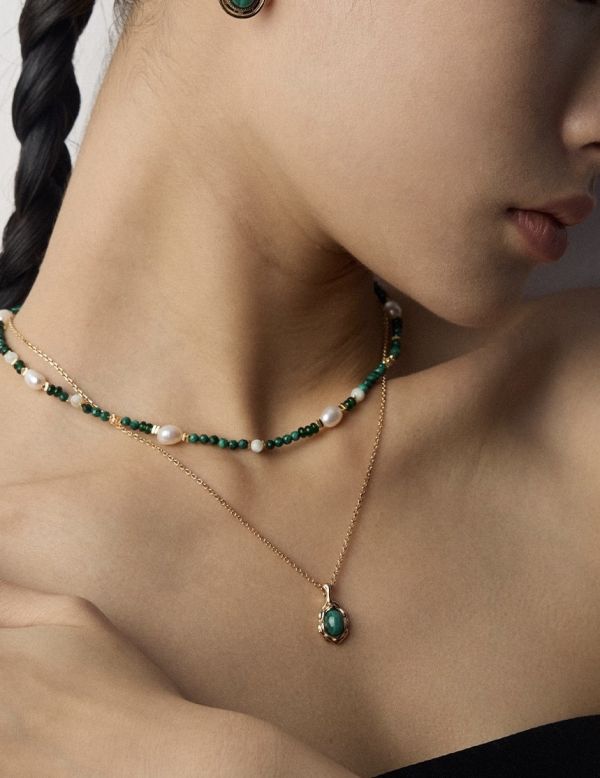 Serein｜珍藏寶石項鍊 珍珠項鍊、天然珍珠項鍊、18K金項鍊、簡約珍珠項鍊