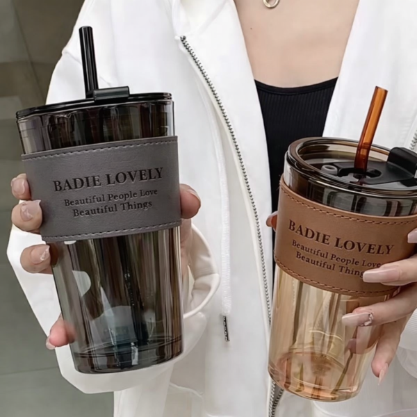 黑曜色玻璃水杯 