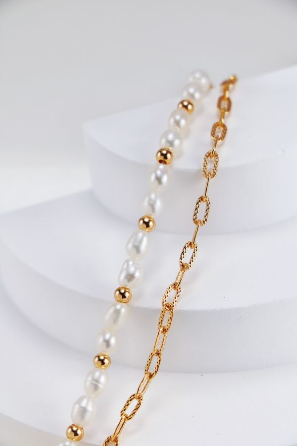 Velora｜晨霧黎明珍珠項鍊 