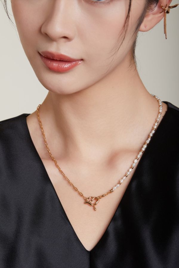 Velora｜晨霧黎明珍珠項鍊 