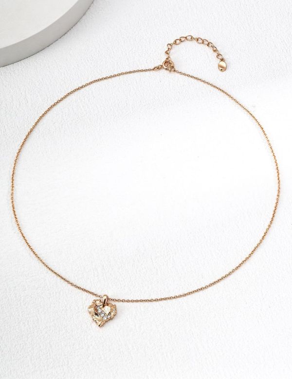 Célyn｜鋯石愛心項鍊 