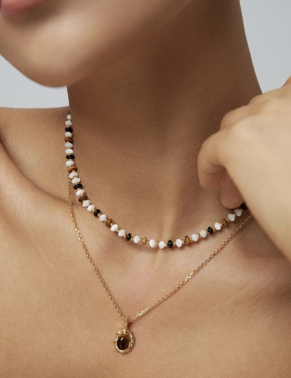 Serein｜珍藏寶石項鍊 珍珠項鍊、天然珍珠項鍊、18K金項鍊、簡約珍珠項鍊