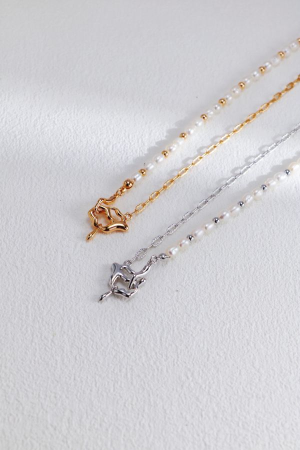 Velora｜晨霧黎明珍珠項鍊 