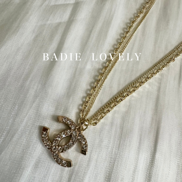 Chanel 金色水鑽雙層鍊 Chanel Vintage 金色水鑽雙層鍊