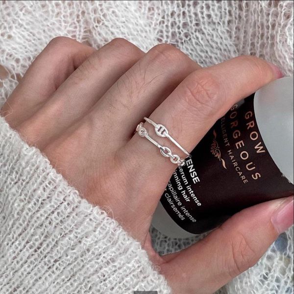 Mirel｜S925純銀雙層豬鼻戒指 