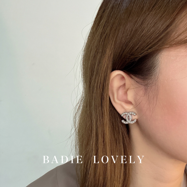 Chanel銀色珍珠耳環 Chanel銀色珍珠耳環
