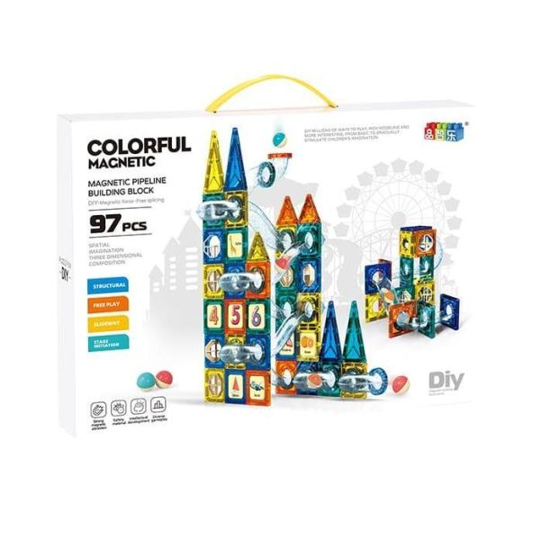 STEAM | 磁力管道積木 