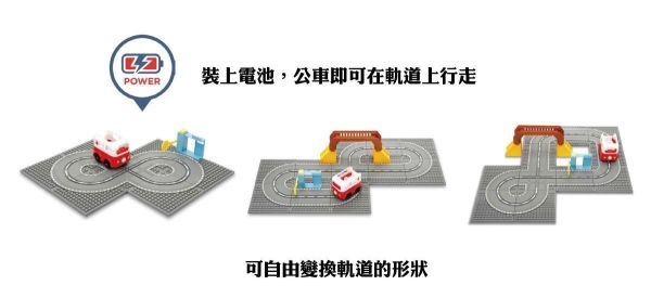 MAGFORMERS磁性建構片-城市系列(5款) 城市銀行 城市超商 城市冰淇淋店 城市醫院 城市公車 