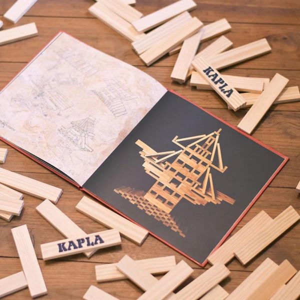 KAPLA 作品書-中階建築 (6Y+) 紅 