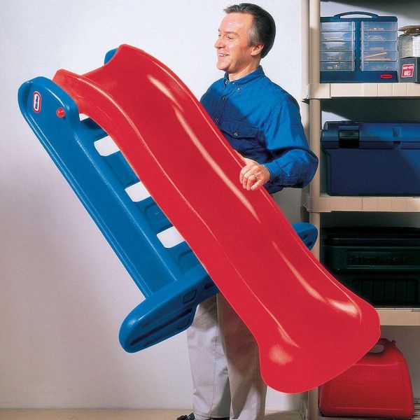 little tikes遊戲大滑梯-紅藍｜藍綠 