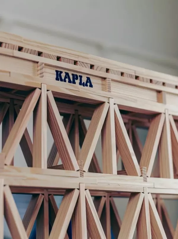 KAPLA精靈積木-原木積木盒(基本款)200PCS(天然松木益智操作積木) 