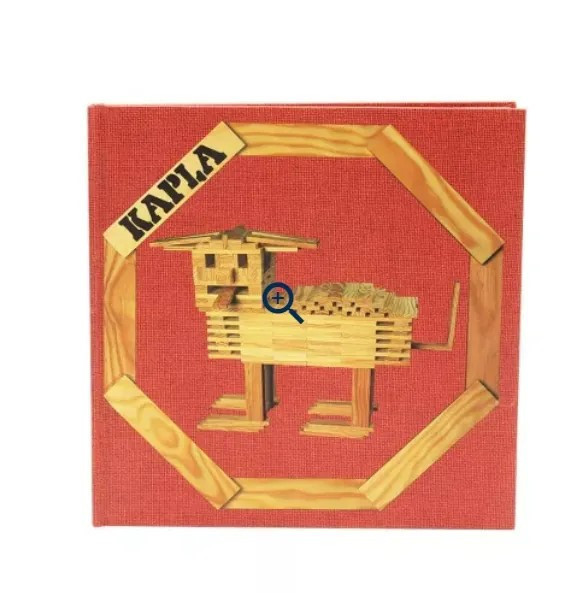 KAPLA 作品書-中階建築 (6Y+) 紅 