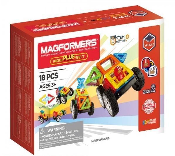 MAGFORMERS磁性建構片-迷你車Plus 